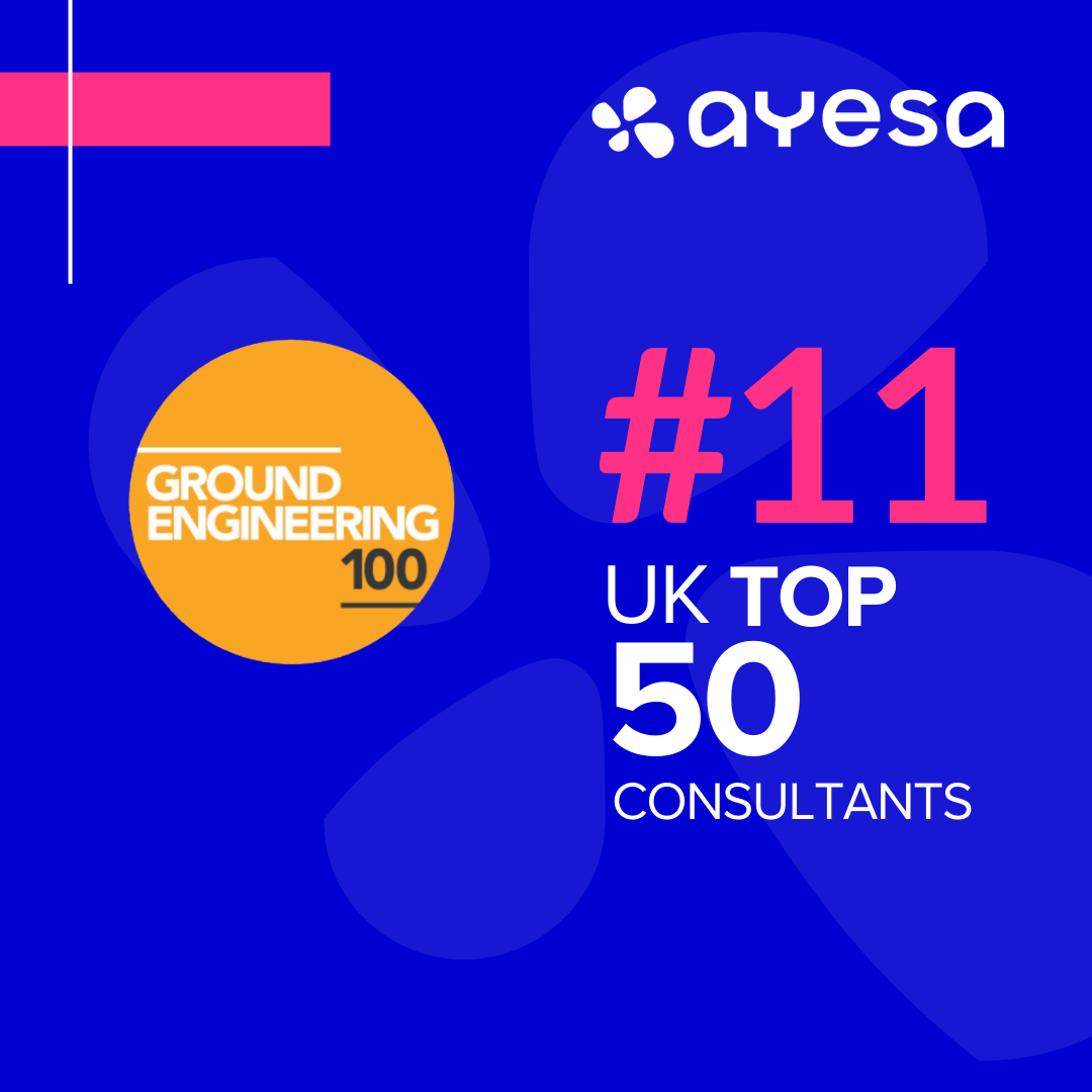 Ayesa ranks in the UK's top Ground Consultants