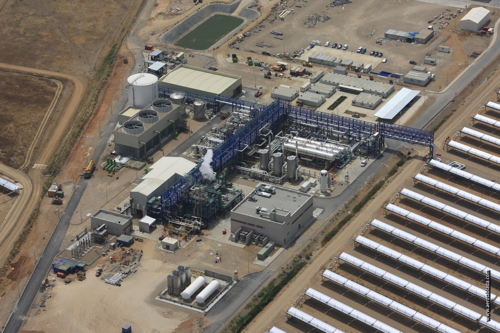 Image published on the website of Ciudad FCC (https://www.ciudadfcc.com/). Guzmán Solar Thermal Power Plant